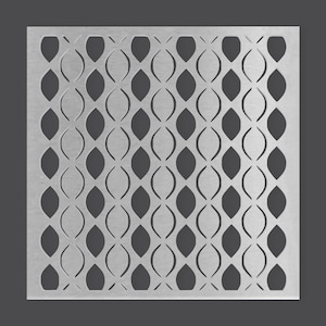Metal Wall Art Metal Bead Rope Lattice - Mandala Wall Art for Home Decor, Wall Panels, Overlays, Trellis, Privacy Screens & Yard Decor