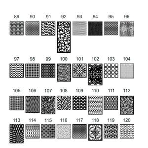 various wood cutout options for trellis, wall art, etc