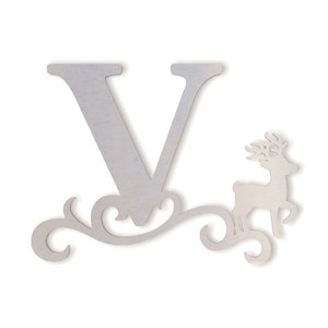 Monograma de metal para puerta principal, carta de metal para encima de la cama, monograma de metal para pared de arte, letra de metal grande, inacabado listo para pintar