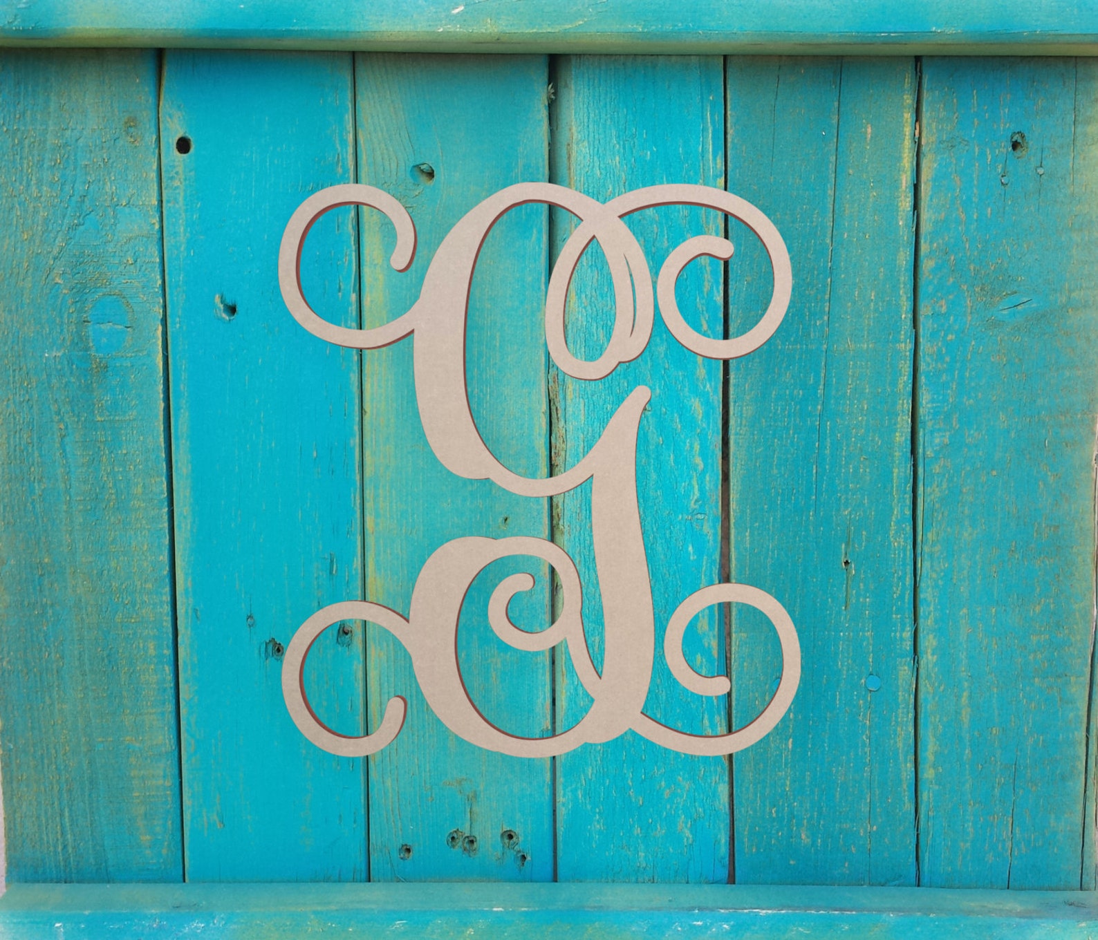 Wooden Monogram Letter G Large or Small Etsy