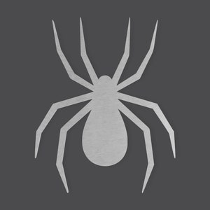 Metal Wall Art Metal Halloween Spider Decor, Metal Spider, Halloween Decor, Cutout, Home Decor, Unfinished Ready to Paint