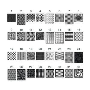 custom wood cutouts for trellis, wall art, etc shown against a white background
