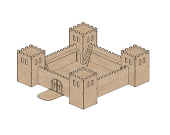 Craft Kit Doll House - Medieval Castle