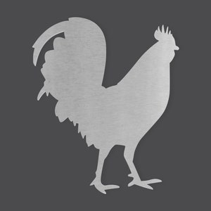 Metal Wall Art Metal Sign Rooster, Rooster Art, Metal Cutout, Wall Art, Home Decor, Wall Hanging, Unfinished Ready to Paint