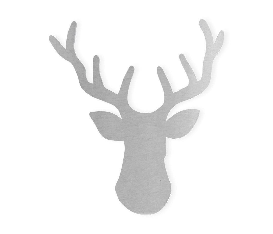 Metal Wall Art Metal Deer Head Antlers, Metal Cutout, Wall Art, Home