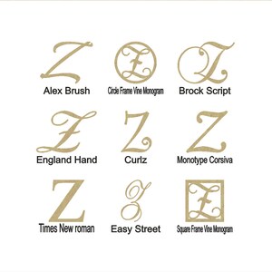 Letra de madera "Z" grande o pequeña, sin terminar, sin pintar, perfecta para manualidades, bricolaje, guardería, habitaciones para niños, bodas