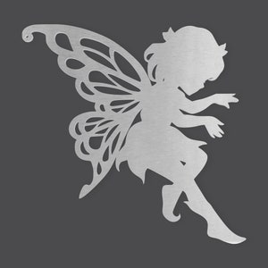Metal Wall Art Fairy, Baby, , Cutout, Wall Art, Home Decor, Wall Hanging, Unfinished Ready to Paint