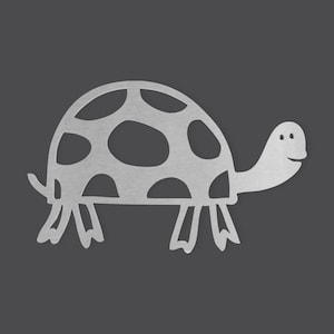 Metal Wall Art Metal Sign   Turtle, Metal Cutout, Wall Art, Home Decor, Wall Hanging, Unfinished and Available in Many Sizes
