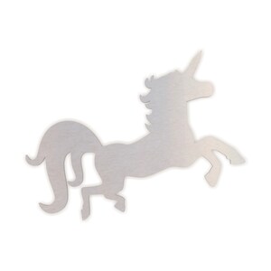 Arte de pared de metal Letrero de metal Unicornio, Recorte de unicornio, Recorte de metal, Arte de pared, Decoración del hogar, Colgante de pared, Inacabado listo para pintar