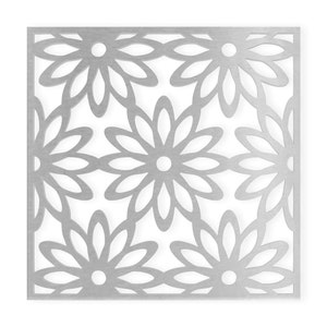 Metal Wall Art Metal Flower Lattice - Mandala Wall Art for Home Decor, Wall Panels, Overlays, Trellis, Privacy Screens & Yard Decor