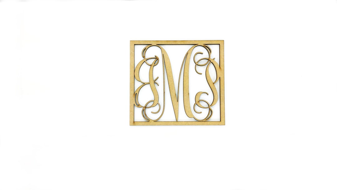Wooden Monogram for Wall Wooden Letters for Wall Cutouts Etsy