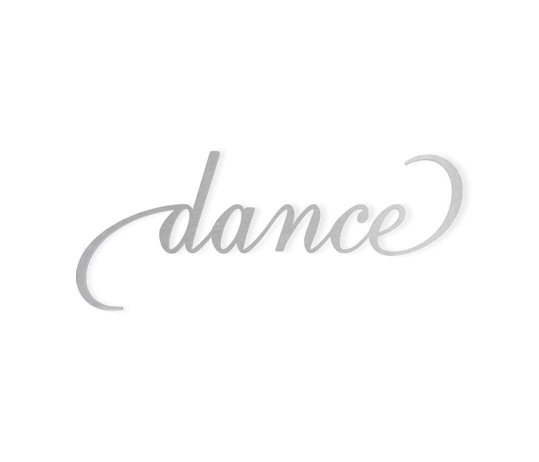 Metal Wall Art DANCE Wall Decor Word Cutout dance Cutout, Home Decor