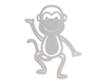 Metal Wall Art, Metal Sign   Creature Monkey, Metal Cutout, Wall Art, Home Decor, Wall Hanging, Available in Many Sizes