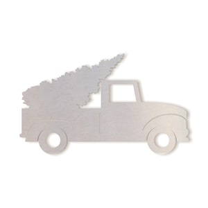 Metall Wand Kunst Metall Weihnachtsbaum LKW, Metall Ausschnitt, Wandkunst, Wohnkultur, Wandbehang, unfertige bereit zu malen