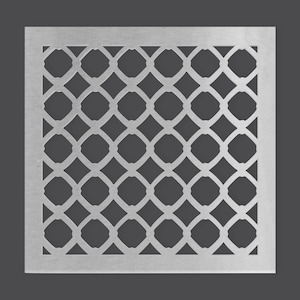 Metal Wall Art Metal Diamond Lattice - Mandala Wall Art for Home Decor, Wall Panels, Overlays, Trellis, Privacy Screens & Yard Decor