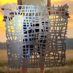 Metal Lattice Privacy Panel: Custom Sizes for Fence or Patio