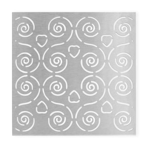 Metal Wall Art Metal Swirl Heart Lattice - Mandala Wall Art for Home Decor, Wall Panels, Overlays, Trellis, Privacy Screens & Yard Decor