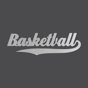 Metal Basketball Wall Art: Unfinished Steel Cutout, Sports Decor