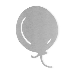 Metal Wall Art Metal Sign Birthday Balloon, Metal Cutout, Wall Art, Home Decor, Wall Hanging, Unfinished and Available in Many Sizes