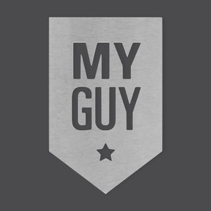 Metal Wall Art Metal Sign &quot;My Guy&quot; Tag, Blank Metal Cutout, DIY Sign, Wall Art, Home Decor, Wall Hanging, Unfinished Ready to Paint