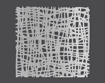 Metal Branches Lattice Wall Art: Mandala Trellis Panel