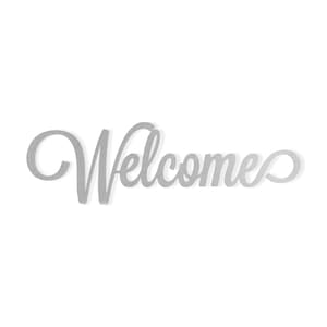 &quot;Metall Wand Kunst &quot;&quot;Welcome&quot;&quot; - Ausschnitt, Wohnkultur, unvollendet und in vielen Größen erhältlich.&quot;