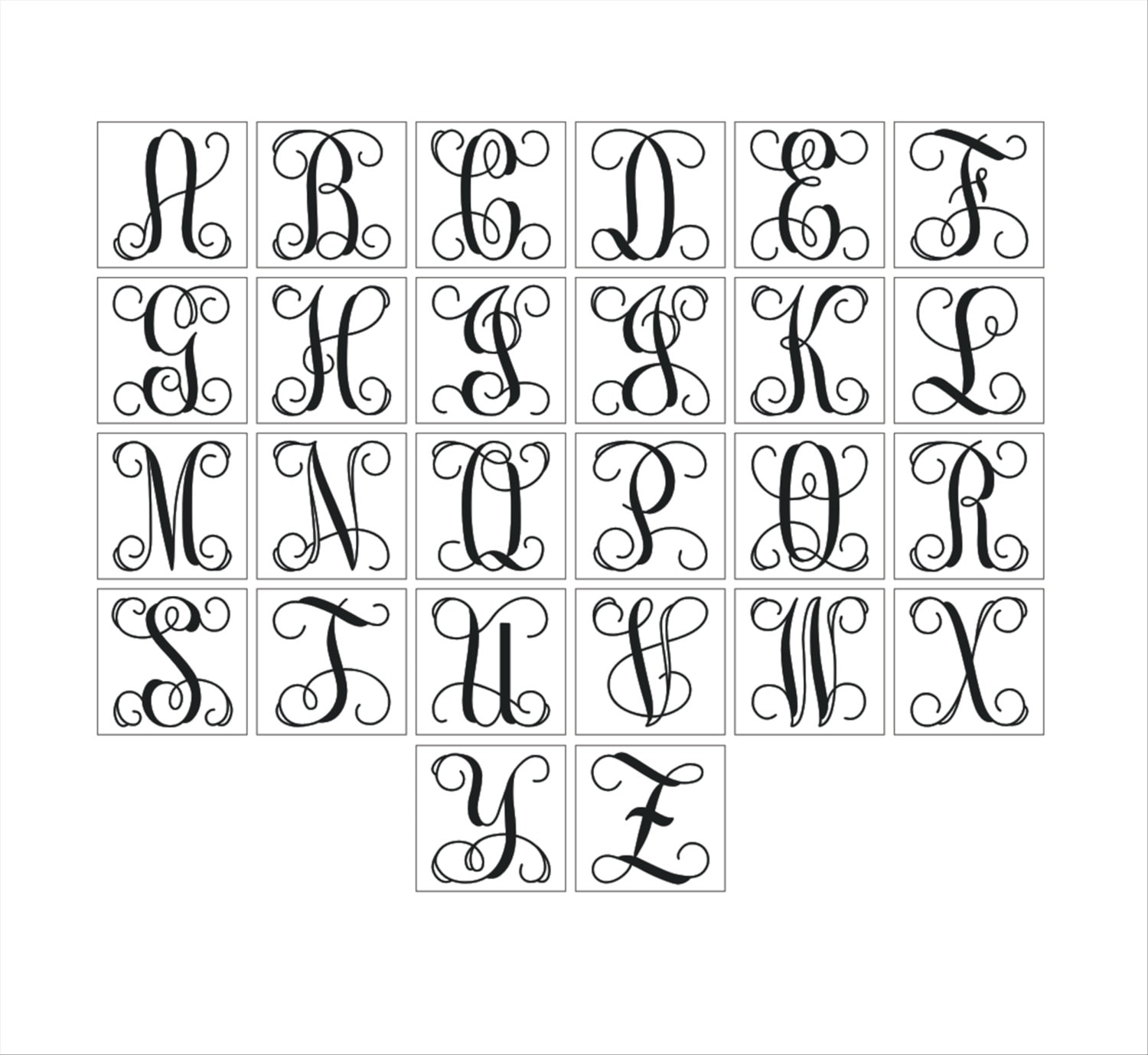 Wooden Letters for Wall Art Script Letter for Door Cursive Etsy