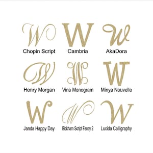 Wooden Letter “W” Large or Small, Unfinished, Unpainted -- Perfect for ...
