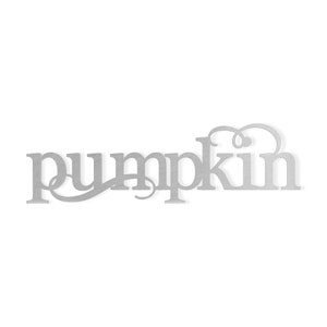Metal Wall Art Word Cutout &quot;Pumpkin&quot; - Cutout, Home Decor, Unfinished and Available in Many Sizes Wide