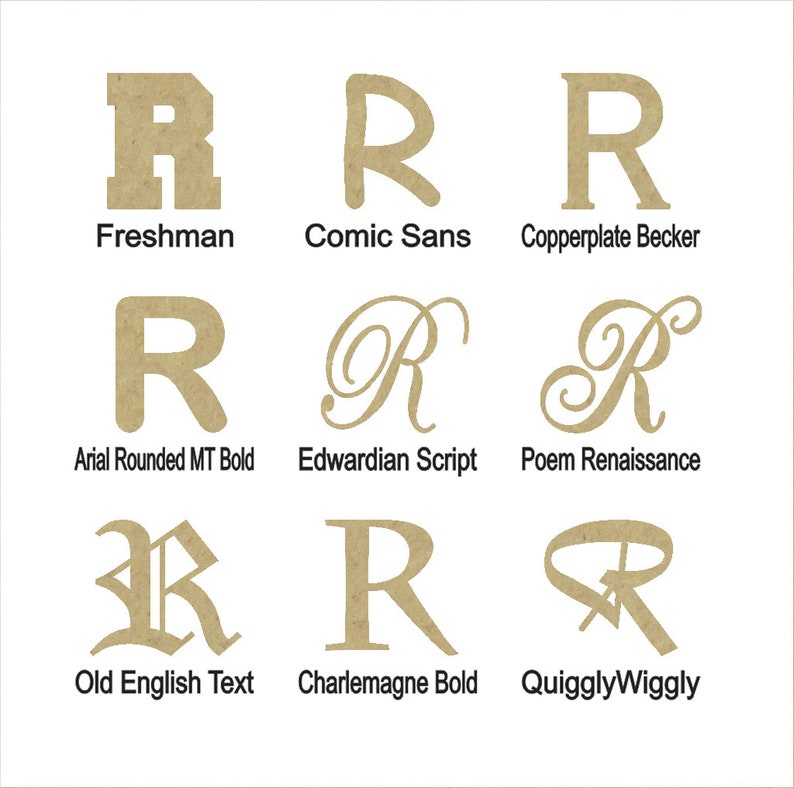 Carvable Letter R Wooden Letter R: Large or Small - Unpainted for DIY Projects - Etsy