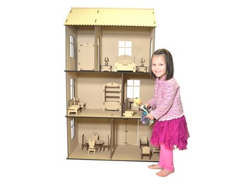 Craft Kit Doll House - Hearts Desire Doll House (Barbie Scale Size)