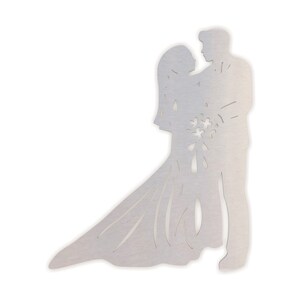 Metal Wall Art Metal Sign Bride and Groom , Metal  Cutout, Wall Art, Home Decor, Wall Hanging, Unfinished and Available in Many Sizes