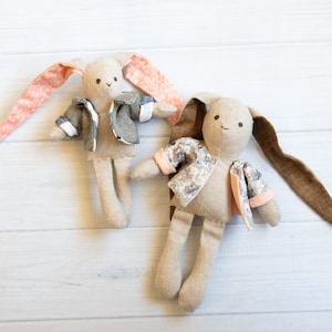 Miniature Reversible Coat Sewing Pattern Tutorial DIY Dollhouse Digital Download 1:12 scale  doll Baby mama brother sister softie stuffed