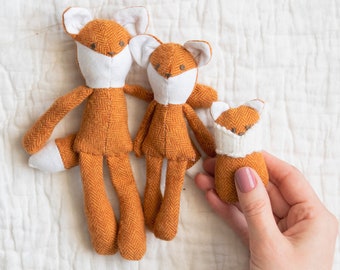 Miniature Fox Family Sewing Pattern Digital Download 1:12 Scale