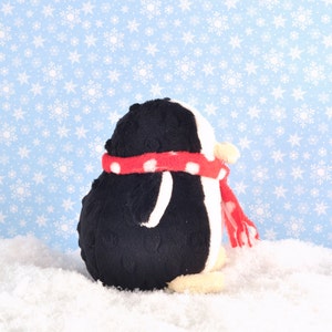 Penguin Sewing Pattern, Christmas Craft, Penguin soft toy, Winter sewing project, kids craft, Winter animal pattern, Antarctica, Christmas image 2