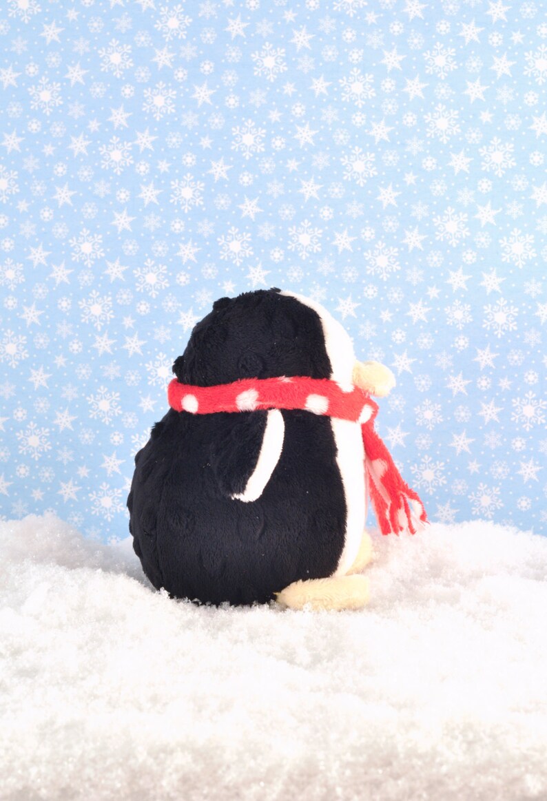 Penguin Sewing Pattern, Christmas Craft, Penguin soft toy, Winter sewing project, kids craft, Winter animal pattern, Antarctica, Christmas image 2