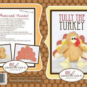 Turkey PDF Sewing Pattern | Thanksgiving Softie | Stuffed Animal | Diy ...