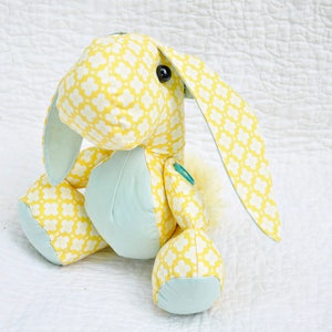 Bunny Sewing Pattern  | Easter Bunny | Rabbit Pattern | Stuffed Animal | Easter Basket | PDF pattern | Softie pattern | Kids craft tutorial