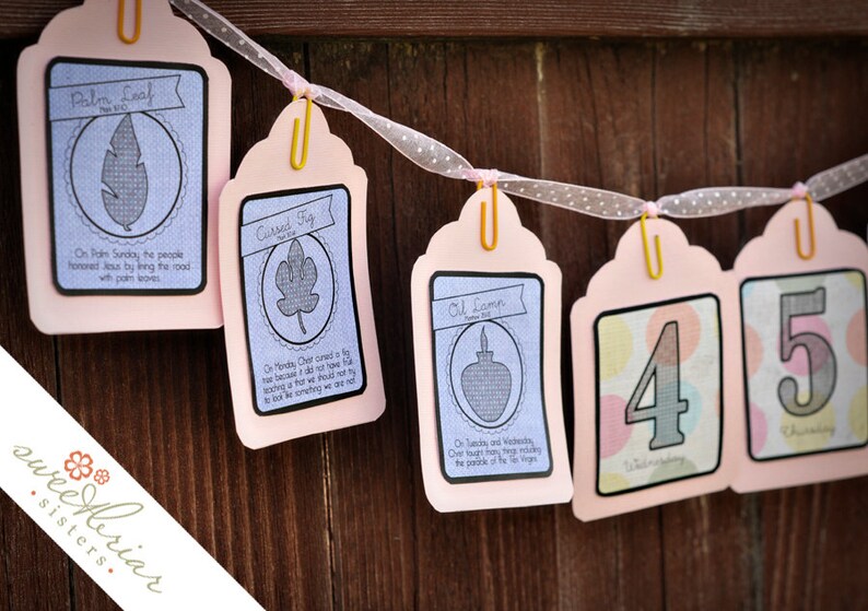 Easter Advent Calendar Printable Etsy Easter Advent Calendar Printable Etsy