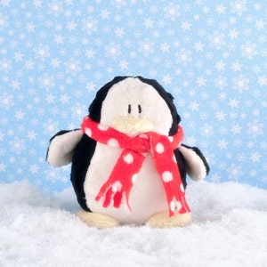 Penguin Sewing Pattern, Christmas Craft, Penguin soft toy, Winter sewing project, kids craft, Winter animal pattern, Antarctica, Christmas image 1