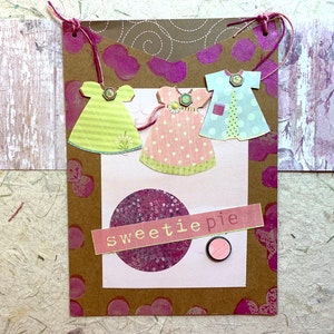 Niedliche Baby Mädchen Willkommenskarte - Duschgeschenk & Herzlichen Glückwunsch für neue Eltern