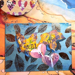 Romantic Holding Hands Love Card - Fall-themed Movie Quote Design with Billy Crystal & Meg Ryan