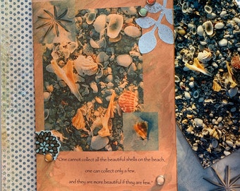 Beach Lovers Gift Card, Shell Collecting at the Beach Card, Nature Walk on the Beach Gift Card