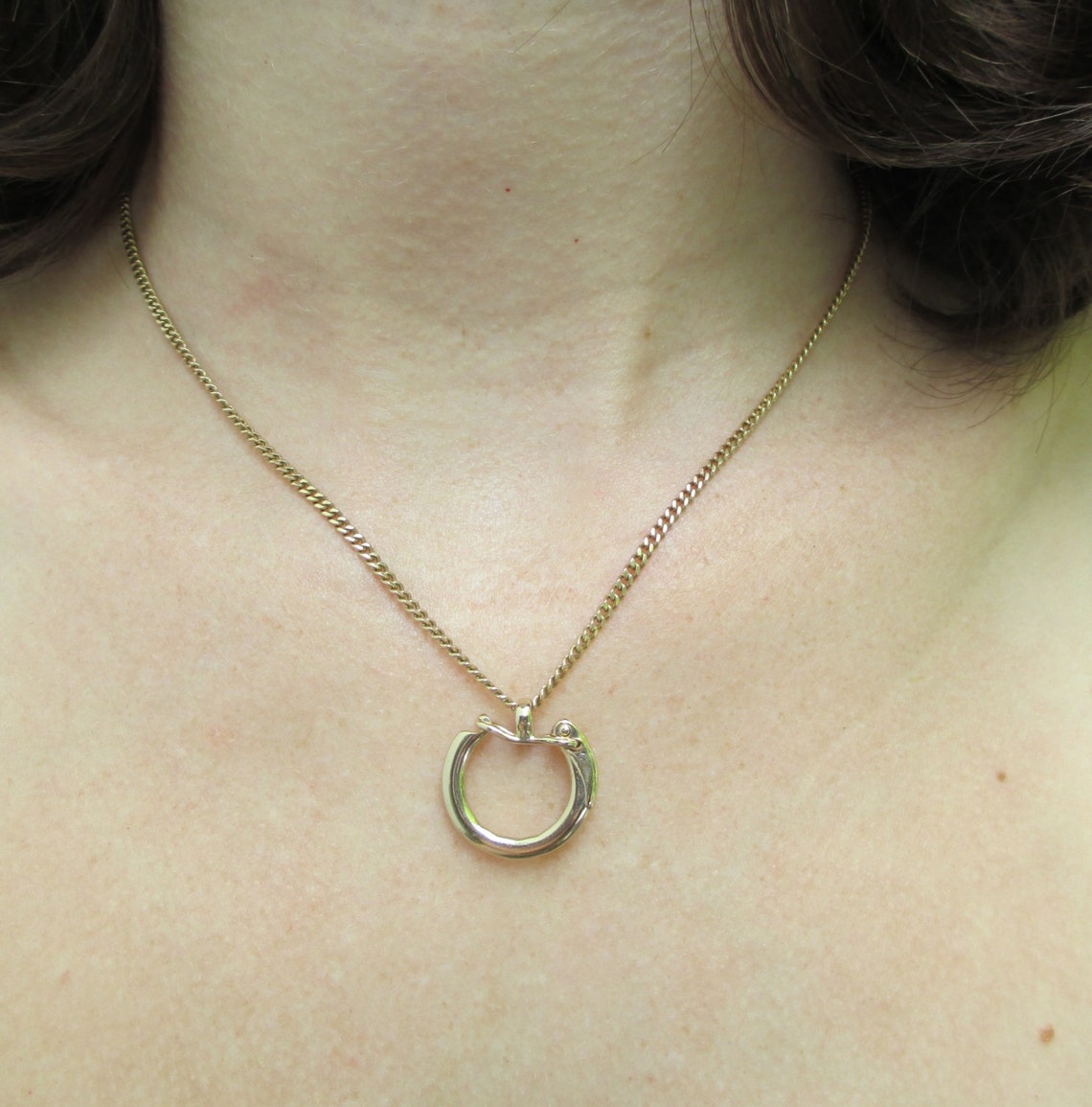 Solid 14K Yellow Gold Key Chain Ring Unique Curiosity Piece Etsy