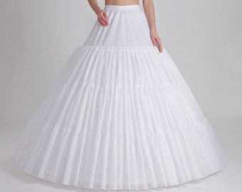 Newly Bridal Petticoat 4/8 Layer Elastic Waist Skirts Dancing Underskirt No Hoop Newly Bridal Petticoat 4/8 Layer Elastic Waist Skirts Dancing Underskirt No Hoop