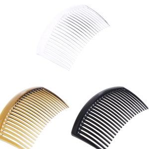 5Pcs / Set Plastic Hair Comb - 9cm(3.54inch), 23 Teeth Wedding Veil  Comb, Plastic Veil Comb, Bridal Veil Comb, Comb For Veils