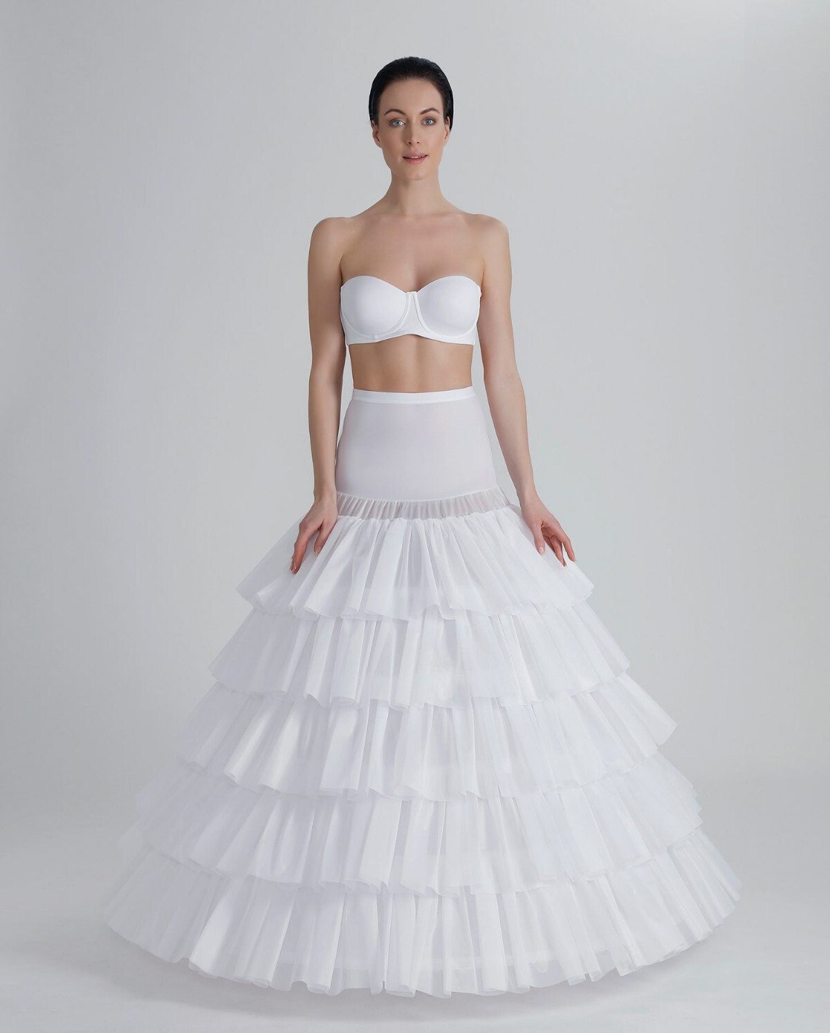 A-line Petticoat Crinoline for A Bridal Wedding Ball Gown Dress, Elastic Corsage, 5 Hoops, 5 Ruffles, 370 Cm - Etsy A-line Petticoat Crinoline for A Bridal Wedding Ball Gown Dress, Elastic Corsage, 5 Hoops, 5 Ruffles, 370 Cm - Etsy