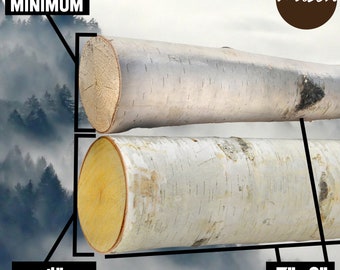 Aazon.co: Wilson Decorative White Birch Logs, Natural Bark Wood Hoe