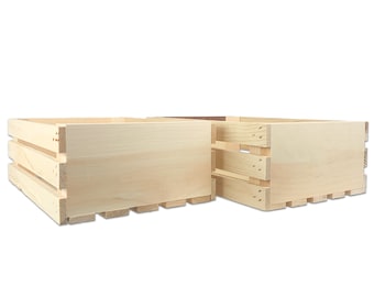 Wilson Pine Wood Crate Medium