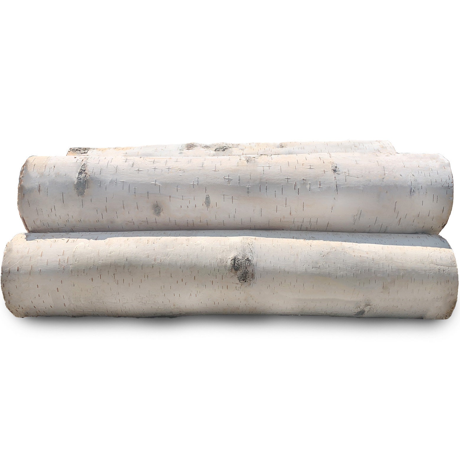 Wilson Decorative White Birch Log Bundle, Natural Bark Wood Home Décor